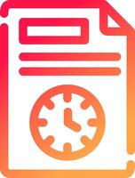 glyph  colour Gradient Circle vector