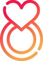 glyph  colour Gradient Circle vector