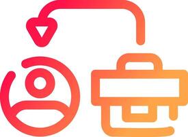 B2C Creative Icon Design vector