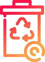 glyph  colour Gradient Circle vector