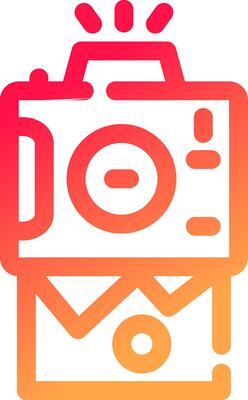Instant Camera Creative Icon Design