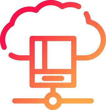 estudiar base de datos creativo icono diseño vector