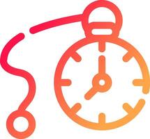 diseño de icono creativo de reloj de bolsillo vector