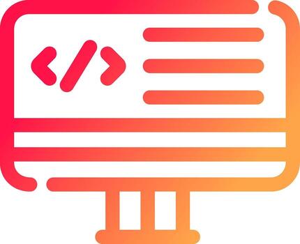 Web Programming Creative Icon Design vector