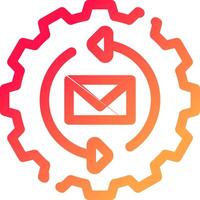 glyph  colour Gradient Circle vector