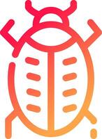 Bug Creative Icon Design vector