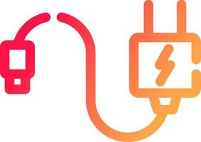 Charger Creative Icon Design vector