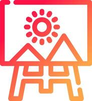Canvas Creative Icon Design vector