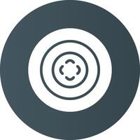 Bullseye Creative Icon Design vector