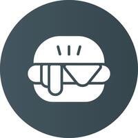 Hamburger Creative Icon Design vector