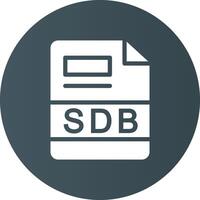 SDB Creative Icon Design vector
