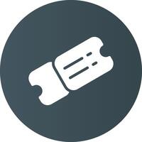 Ticket Creative Icon Design vector