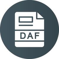 DAF Creative Icon Design vector