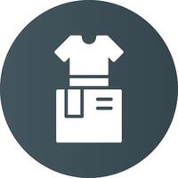 Clothes Box Creative Icon Design vector