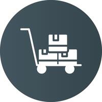 Trolley Creative Icon Design vector