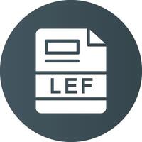 LEF Creative Icon Design vector