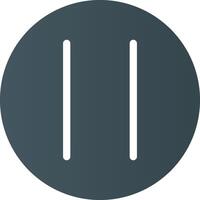 Pause Creative Icon Design vector
