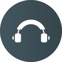 Headphone Creative Icon Design vector