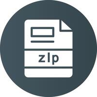 zip Creative Icon Design vector