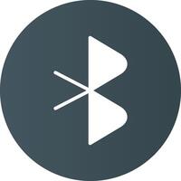 Bluetooth Creative Icon Design vector
