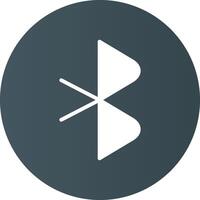 diseño de icono creativo bluetooth vector