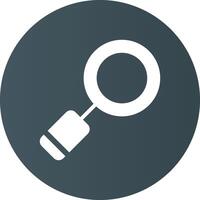 Magnifying Creative Icon Design vector