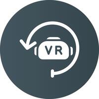 Virtual Reality Creative Icon Design vector