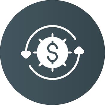 roi creativo icono diseño vector