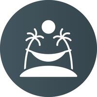 Hammock Creative Icon Design vector