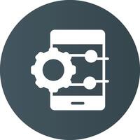 Project Management App Creative Icon Design vector