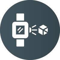 Holo Smart Watch Creative Icon Design vector