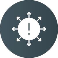 Diversification Creative Icon Design vector