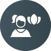 Meditation Creative Icon Design vector