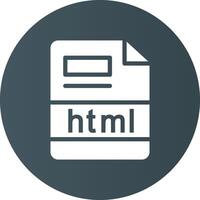 html Creative Icon Design vector