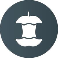 diseño de icono creativo de manzana vector