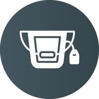 Bucket Creative Icon Design vector