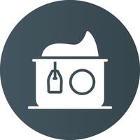 Cream Creative Icon Design vector