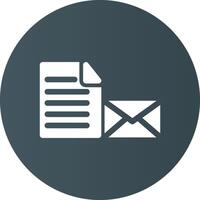 Mail Document Creative Icon Design vector