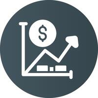 Income Settings Creative Icon Design vector