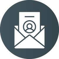 diseño de icono creativo de correo vector