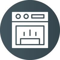 Stove Creative Icon Design vector