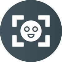 Face Detection Creative Icon Design vector