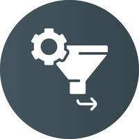 Conversion Rate Creative Icon Design vector