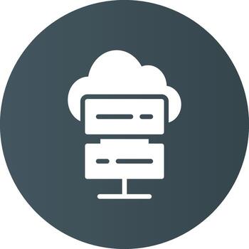 nube informática creativo icono diseño vector