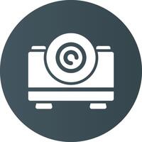 Projector Creative Icon Design vector