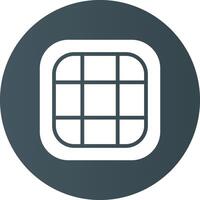 Grid Creative Icon Design vector
