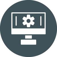 Setting Creative Icon Design vector
