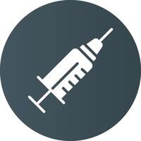 Needle And Syringe Creative Icon Design vector