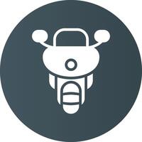 Motorbike Creative Icon Design vector