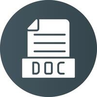 Doc Creative Icon Design vector